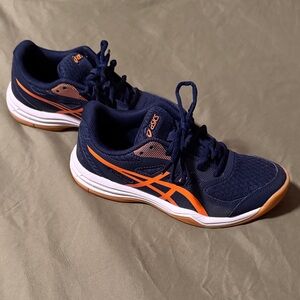 Asics Kids' Sneakers in Navy and Orange